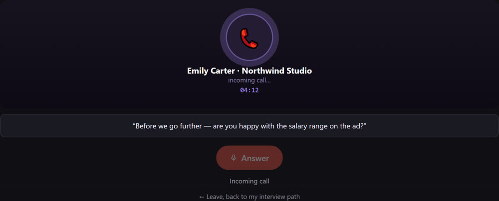 The recruiter phone screen